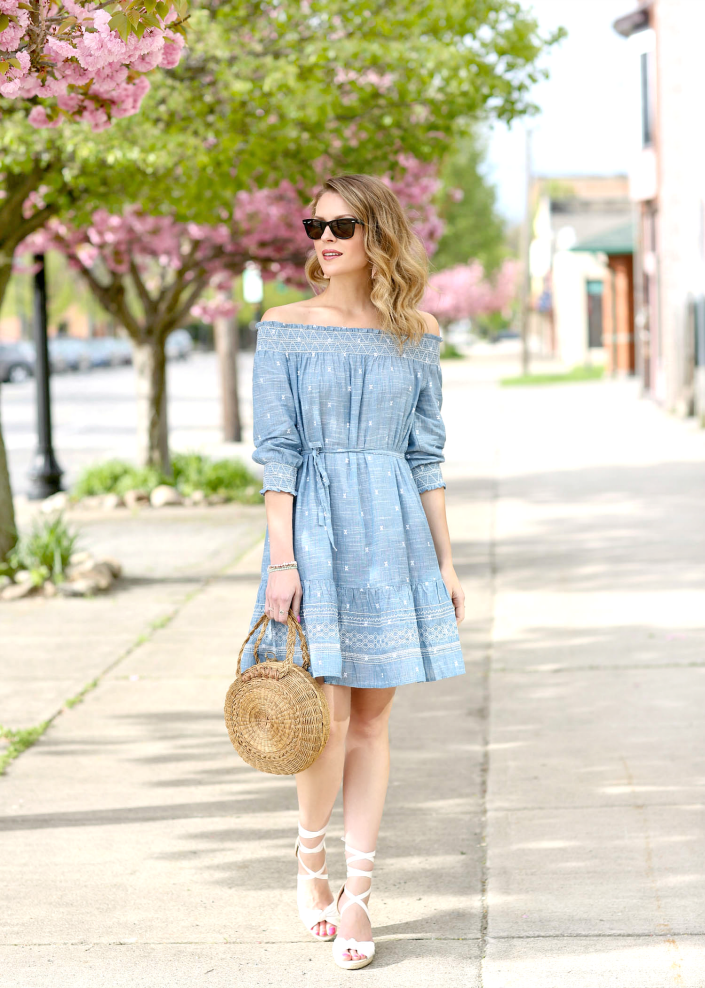 Embroidered Chambray | Penny Pincher Fashion | Bloglovin’