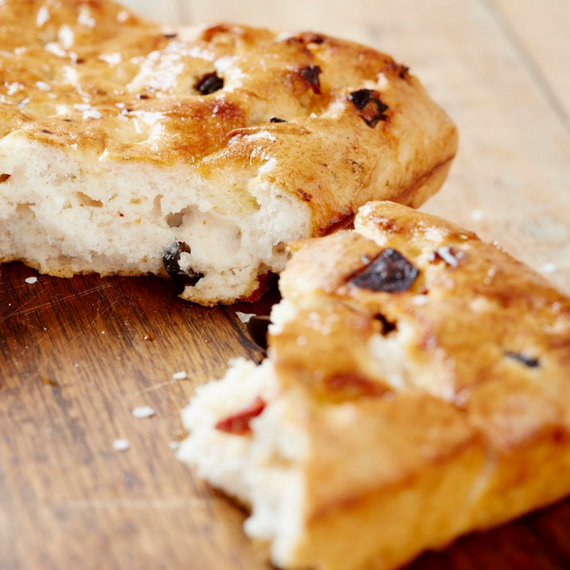 Olive, SunDried Tomato And Rosemary Focaccia Claire Justine