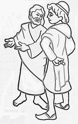 Ministério Água Viva Kids : Jesus e o Jovem Rico - Desenhos e Atividades