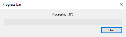 progress bar in c#