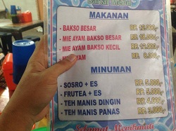 dicky bakso daftar harga dicky bakso