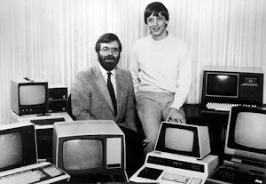 Los cofundadores de Microsoft, Paul Allen (izquierda) y Bill Gates