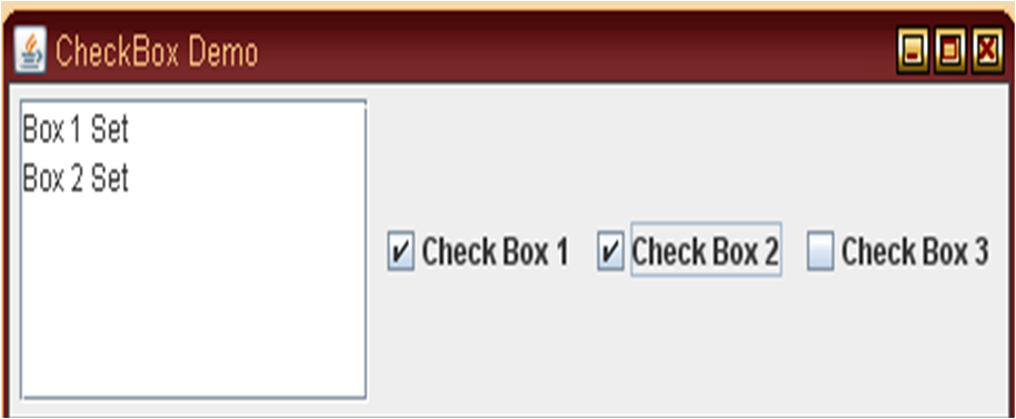 CS HOT TOPICS: how to use checkbox in java?