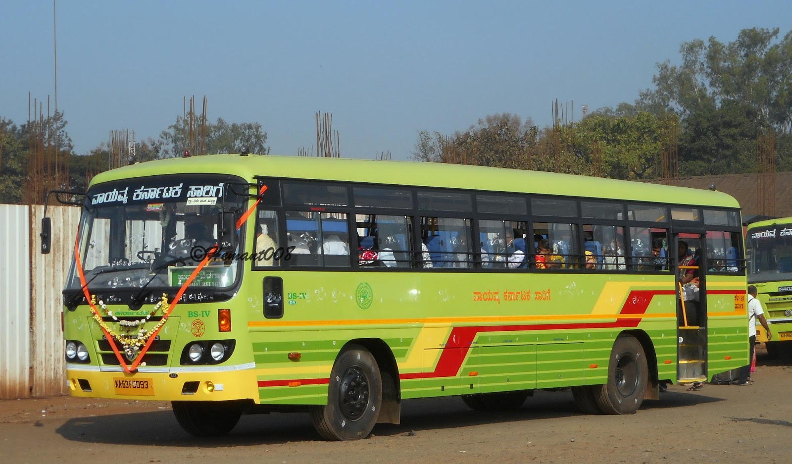 Hemant AutoclickZ NWKRTC BS4 Ashok Leyland Express bus