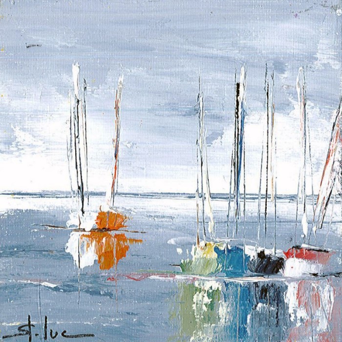 Вода и небо. Французский художник. Michel Saint Luc Michel Saint Luc