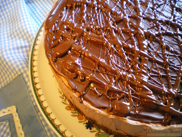 Cheesecake de chocolate {sin horno}