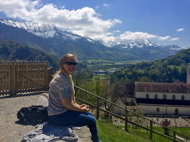 Picnic Lunch at Gruyère Castle, Switzerland