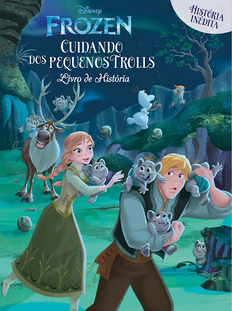 Frozen Livro de História Cuidando dos Pequenos