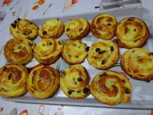 viennoiserie pains aux raisins faciles