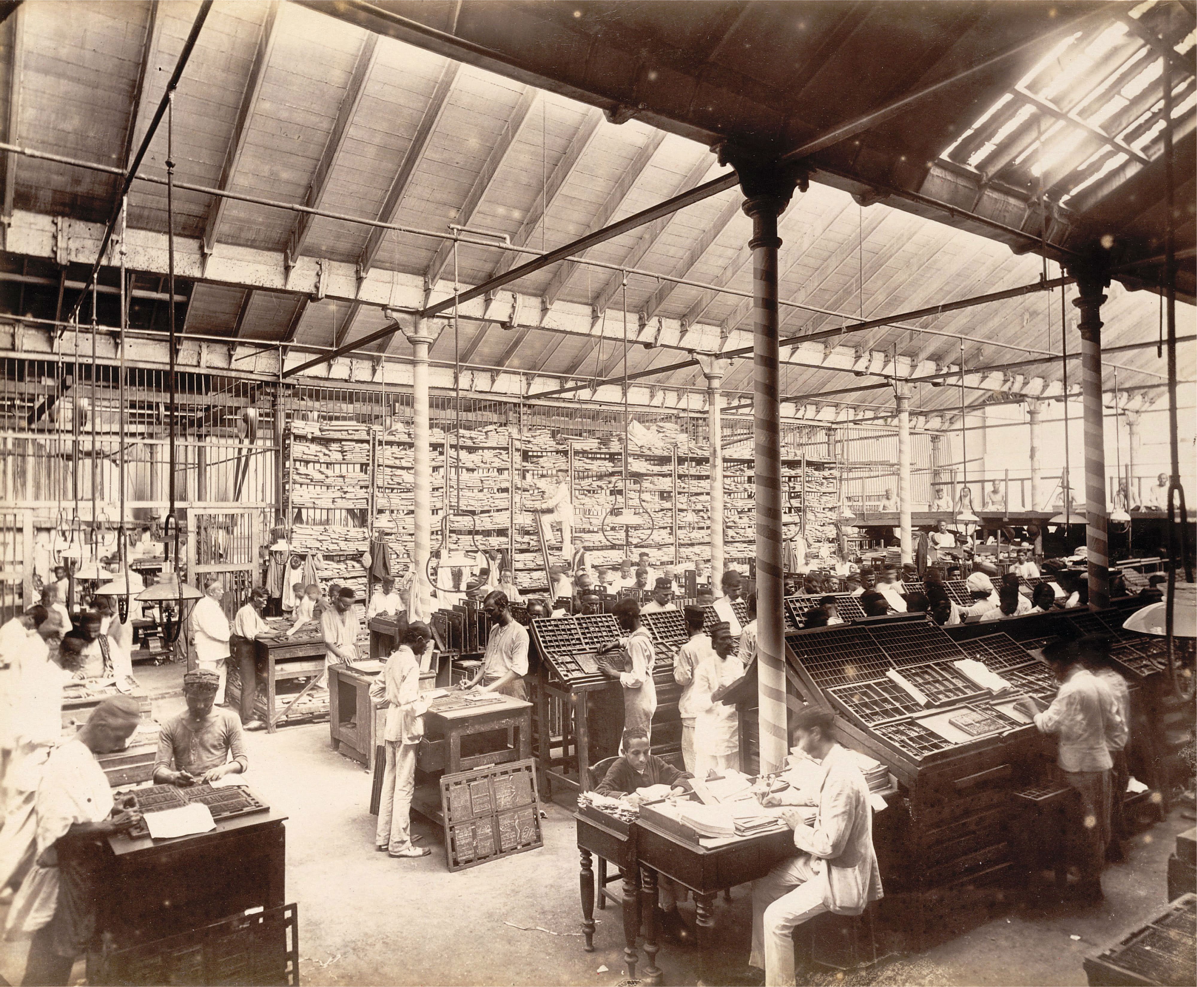 Various Photographs Of Times Of India Newspaper Office Employees And Buildings In Bombay 