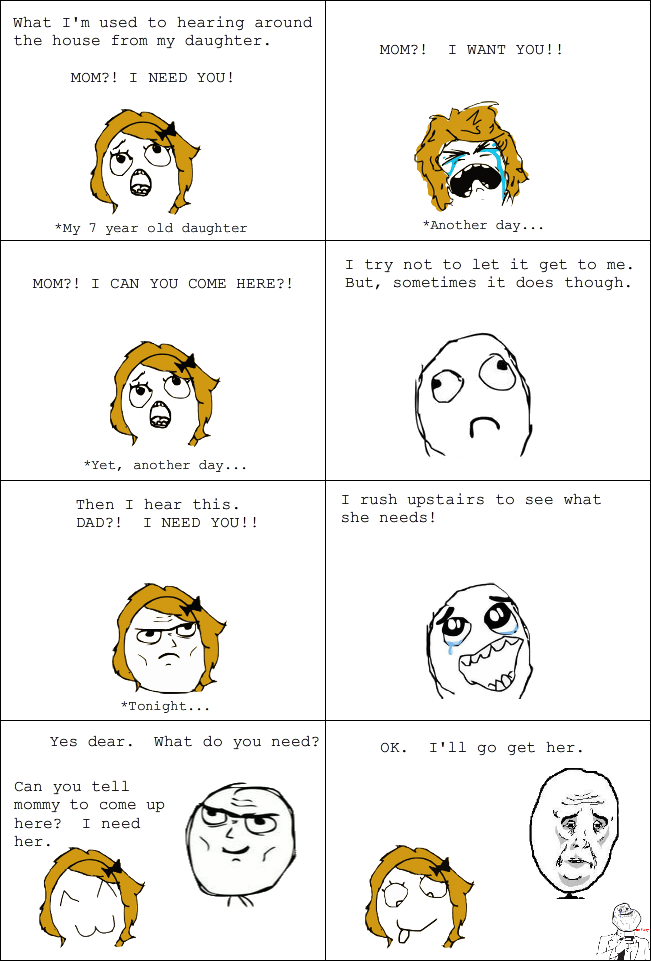 My Dad Rage Sad Dad Rage... | Rage Guy Comics