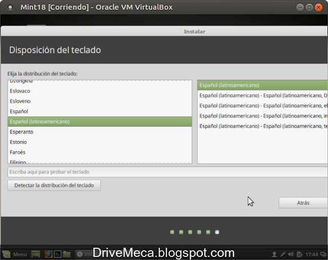 DriveMeca instalando Linux Mint Sarah paso a paso