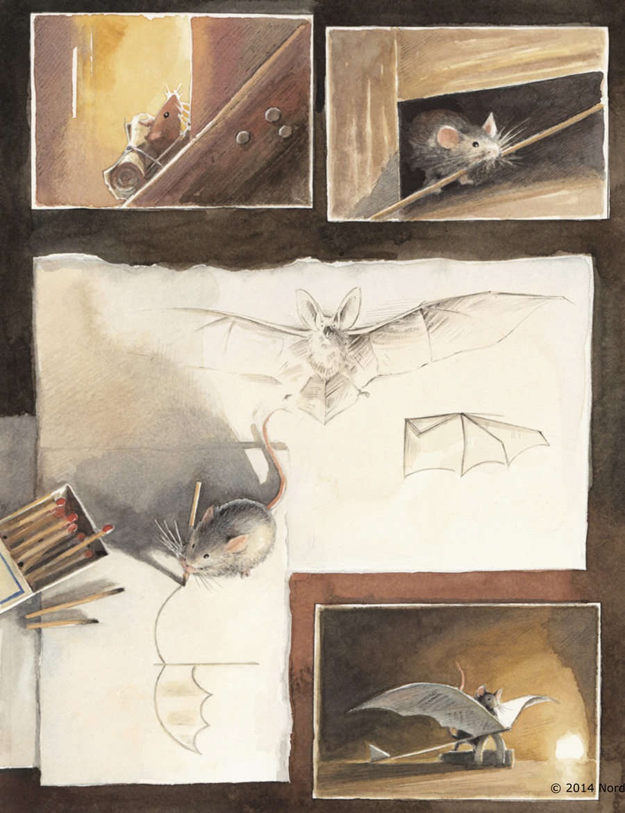 02-Torben-Kuhlmann-Illustrations-of-the-Incredible-Adventures-of-a-Flying-Mouse-www-designstack-co
