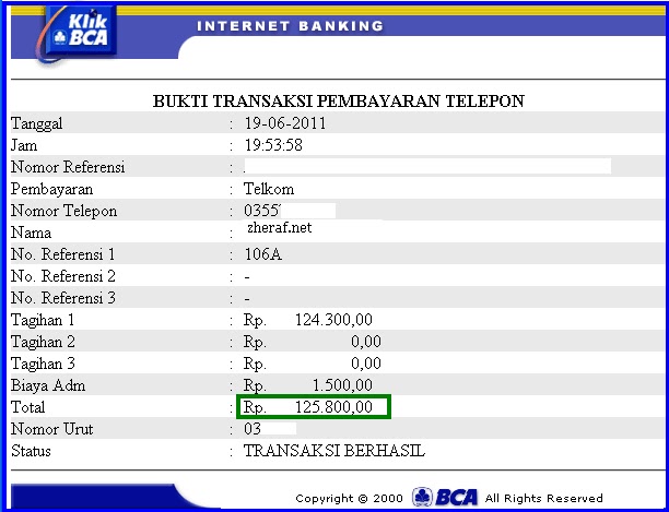Bayar Speedy Lewat Internet Banking BCA | Trik Bisnis