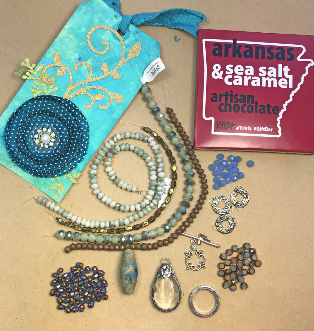 Dry Gulch Gypsy Spirit Bracelet DIY Jewelry Kit Leather Wrap Czech Glass  Button Beads Per Kit