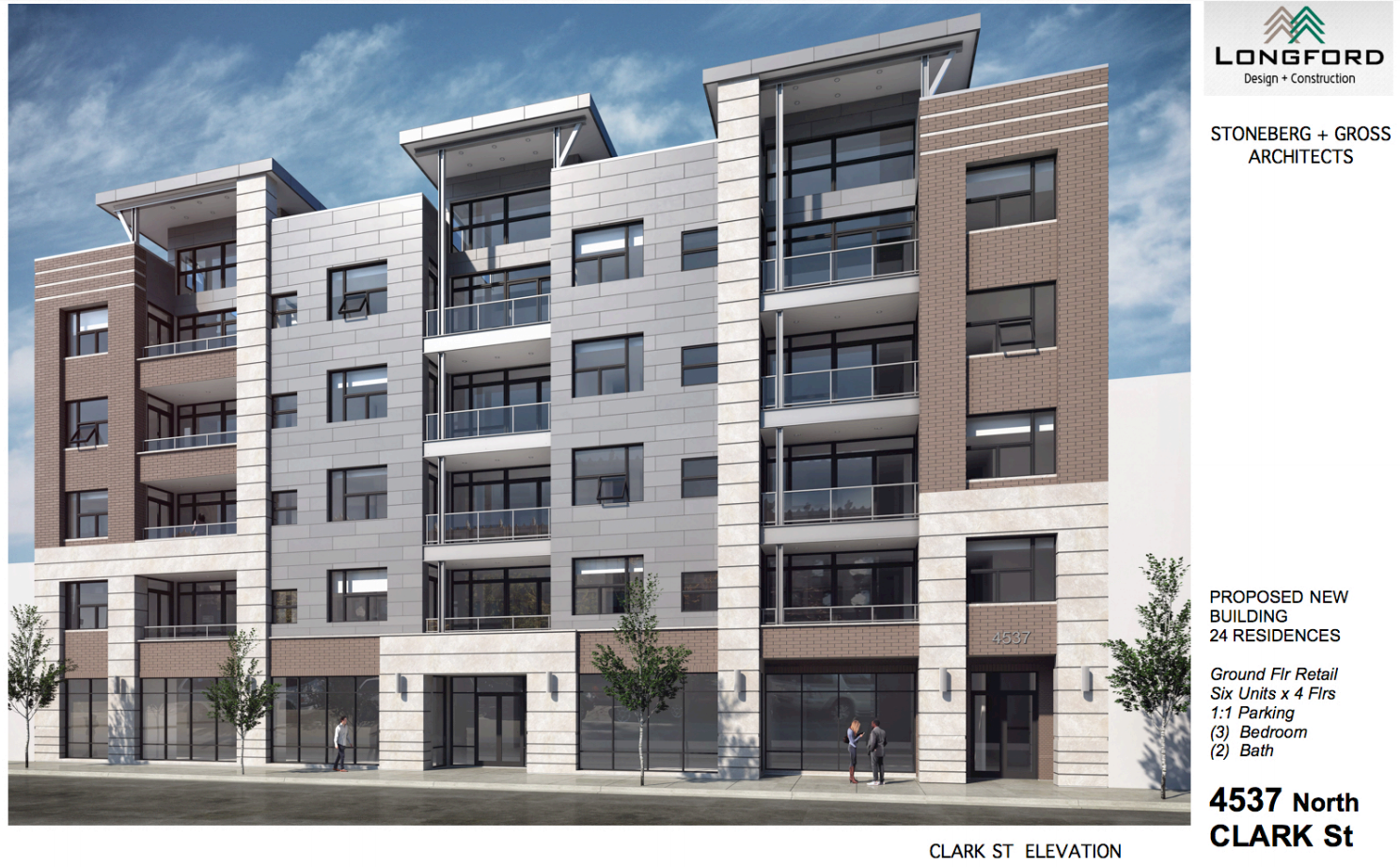 Uptown Update 5 Story, 24 Unit Condo TOD Proposed Near Clark & Wilson