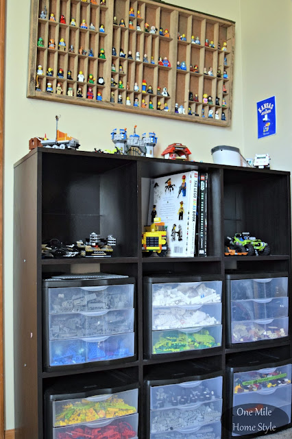 Simple and Decorative Lego Storage | One Mile Home Style