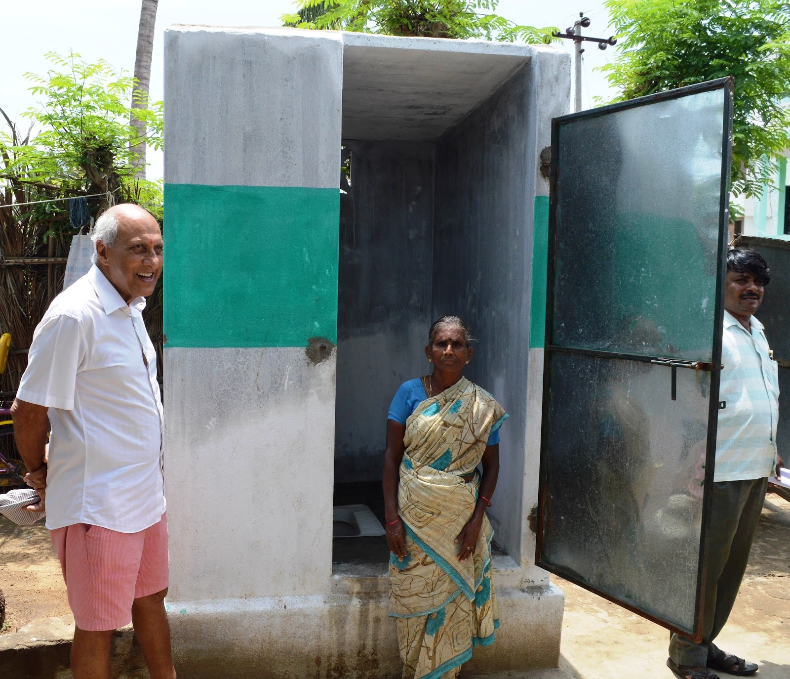 NGO News blog, NewsLine Household toilets constructed by SEVAI have