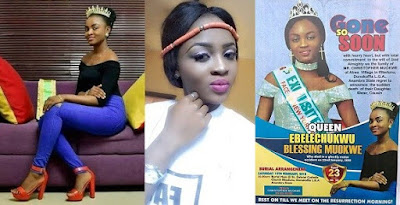 Nigerian Beauty Queen Dies In Ghastly Motor Accident Nigerian Beauty Queen Dies In Ghastly Motor Accident