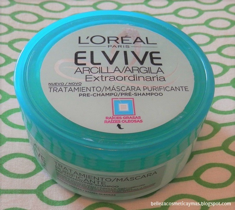 Mascarilla-tratamiento purificante Elvive Arcilla Extraordinaria opinión