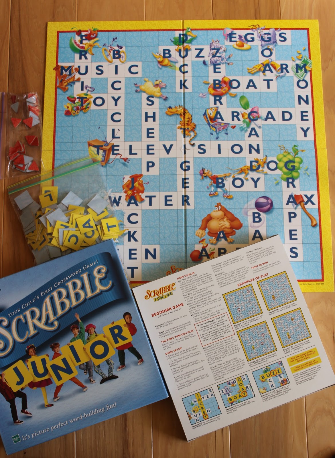 Bye Stuff Scrabble Junior game