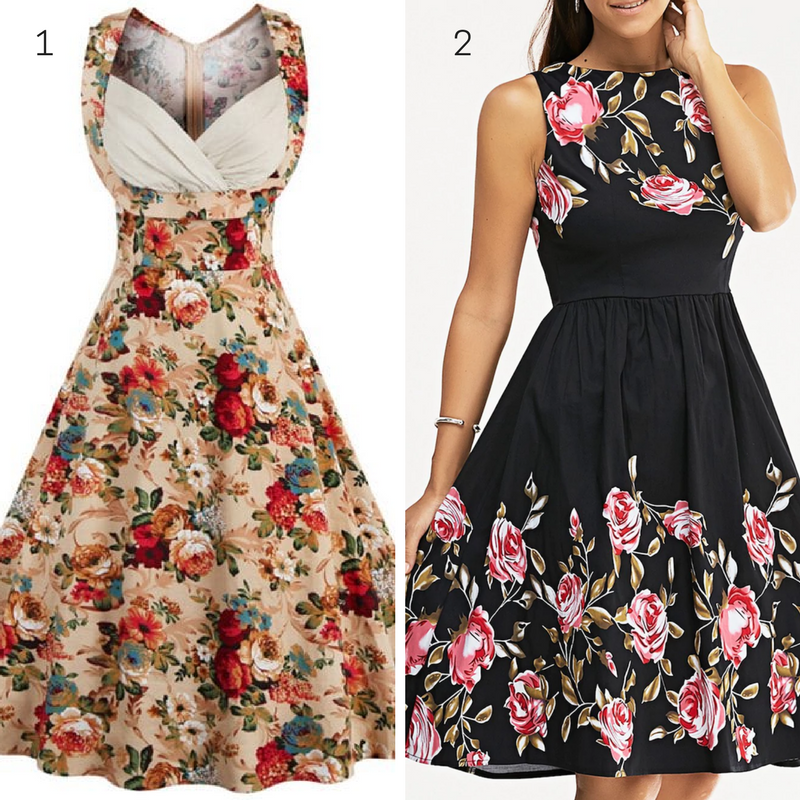 Cantinho Beatriz Shaina Wishlist Dresslily Floral Vintage Dresses