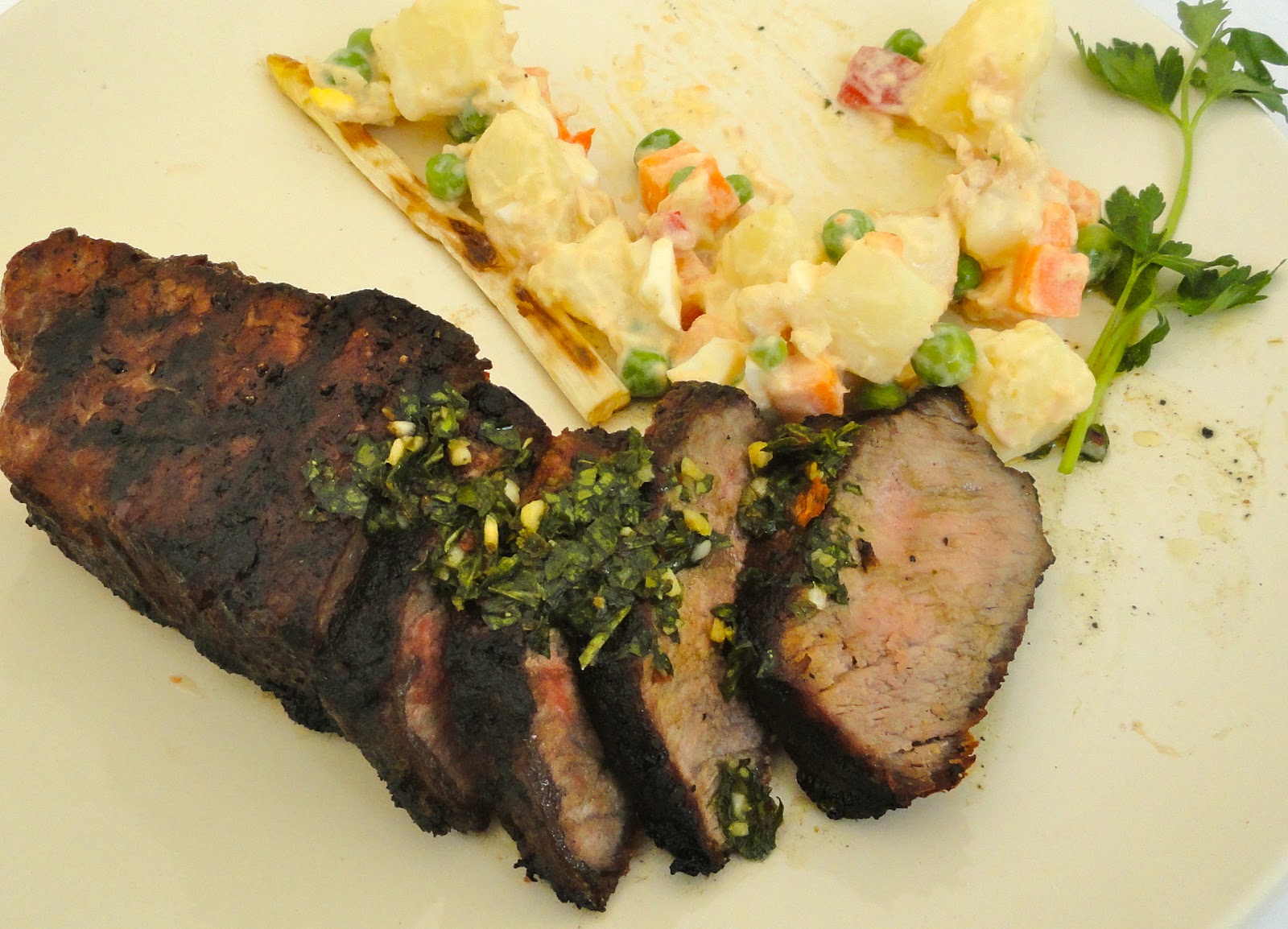 Food Afar Almost winner Argentine Steak with Chimichurri Sauce and