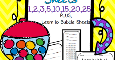 Printable Bubble Sheets |Classroom Activities: Social Studies, Reading
