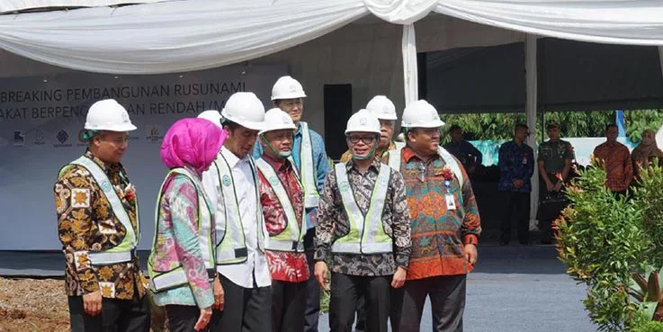 Presiden Jokowi telah meresmikan peletakan batu pertama pembangunan Rusunami Loftvilles di Tangerang Selatan