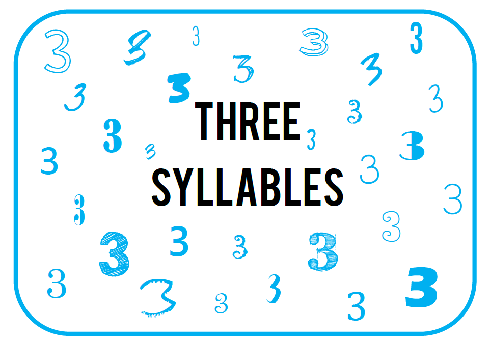 Printable Syllable Sorting Mats - print your own numbered syllable sorting mats to use at home or in the classroom with your preschooler to sort objects according to their number of syllables | you clever monkey