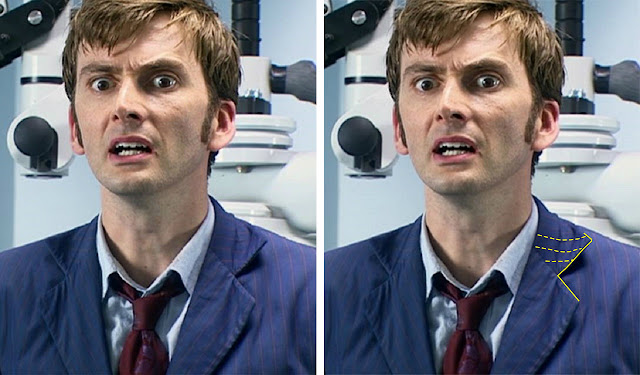 10th Doctor blue suit collar 10th Doctor blue suit collar