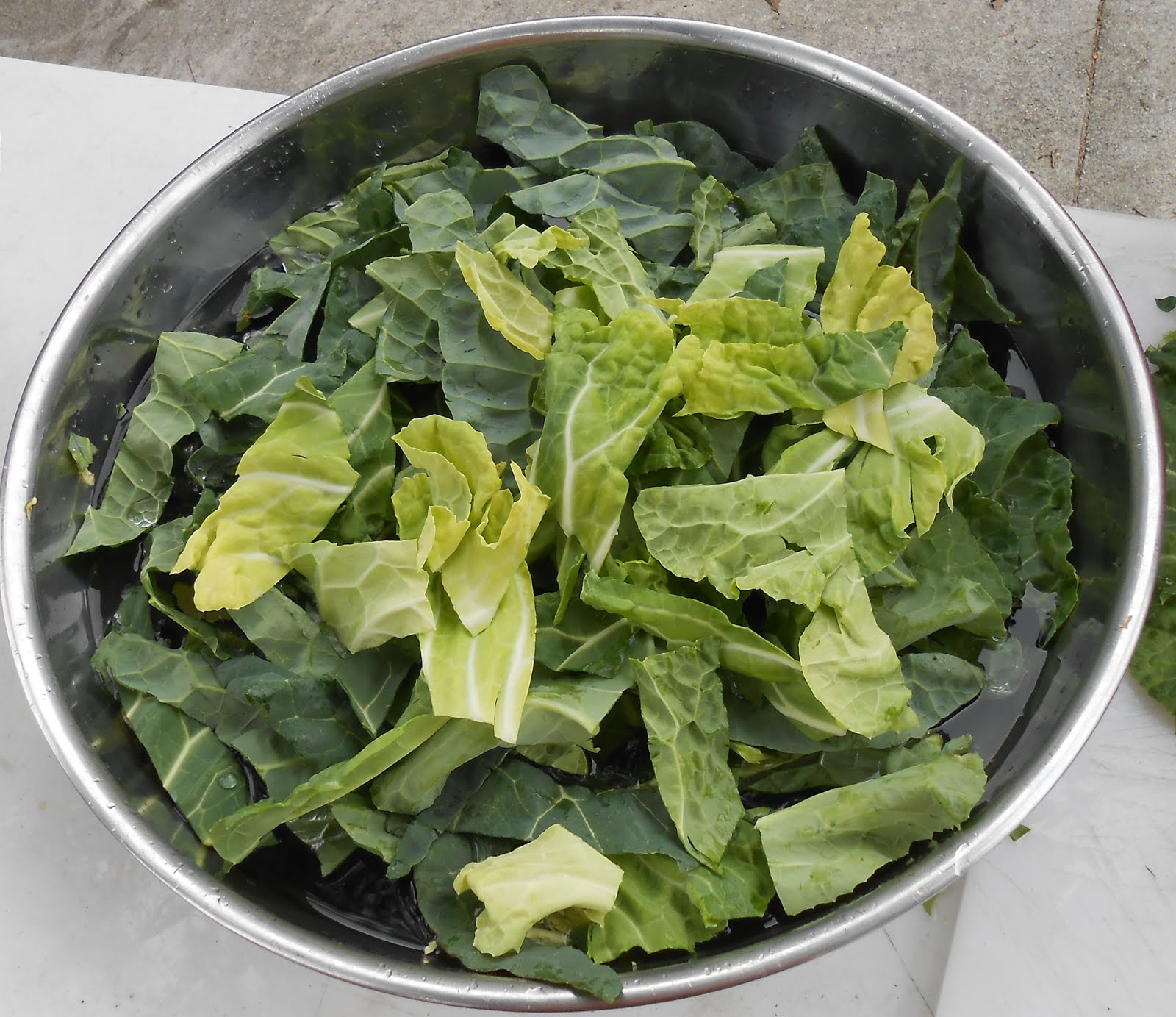 Mrs. Patsi A Working Pantry Canning Collard Greens