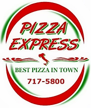 Pizza Express    "Best pizza in town!" 804-7175800
