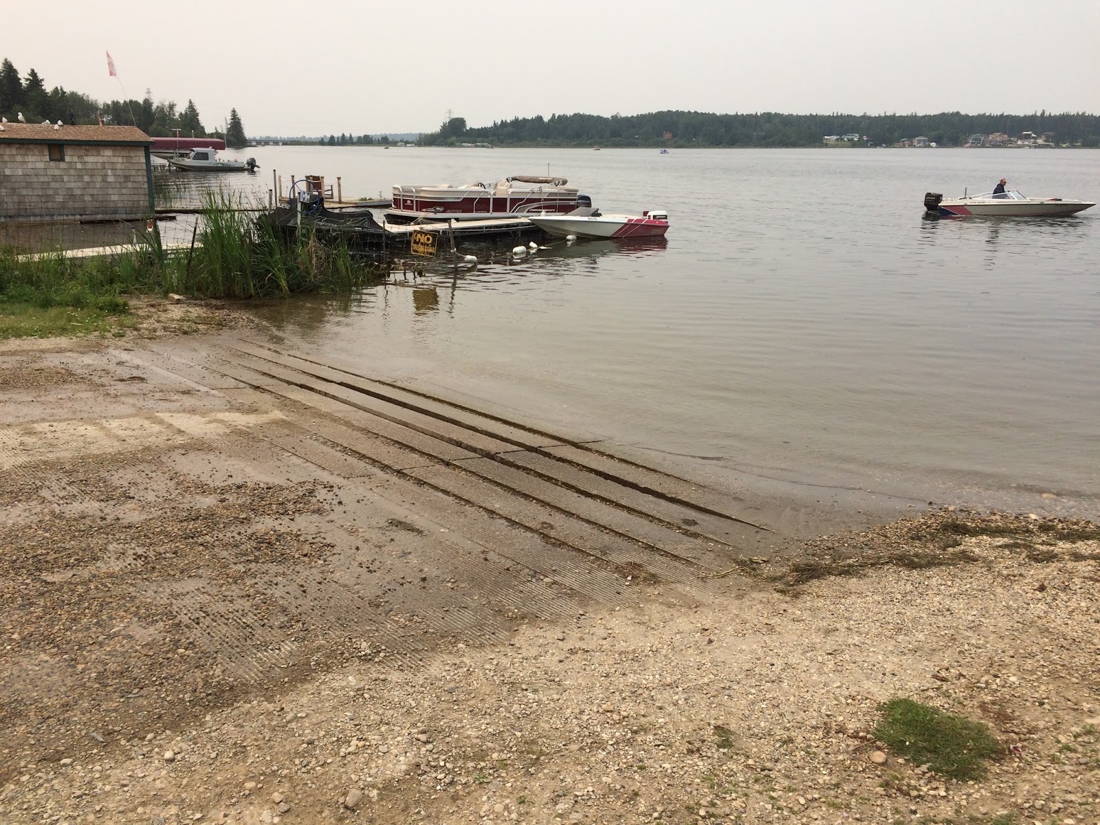 Paddling Near Edmonton, Alberta, Canada Moolight Bay, Lake Wabamun