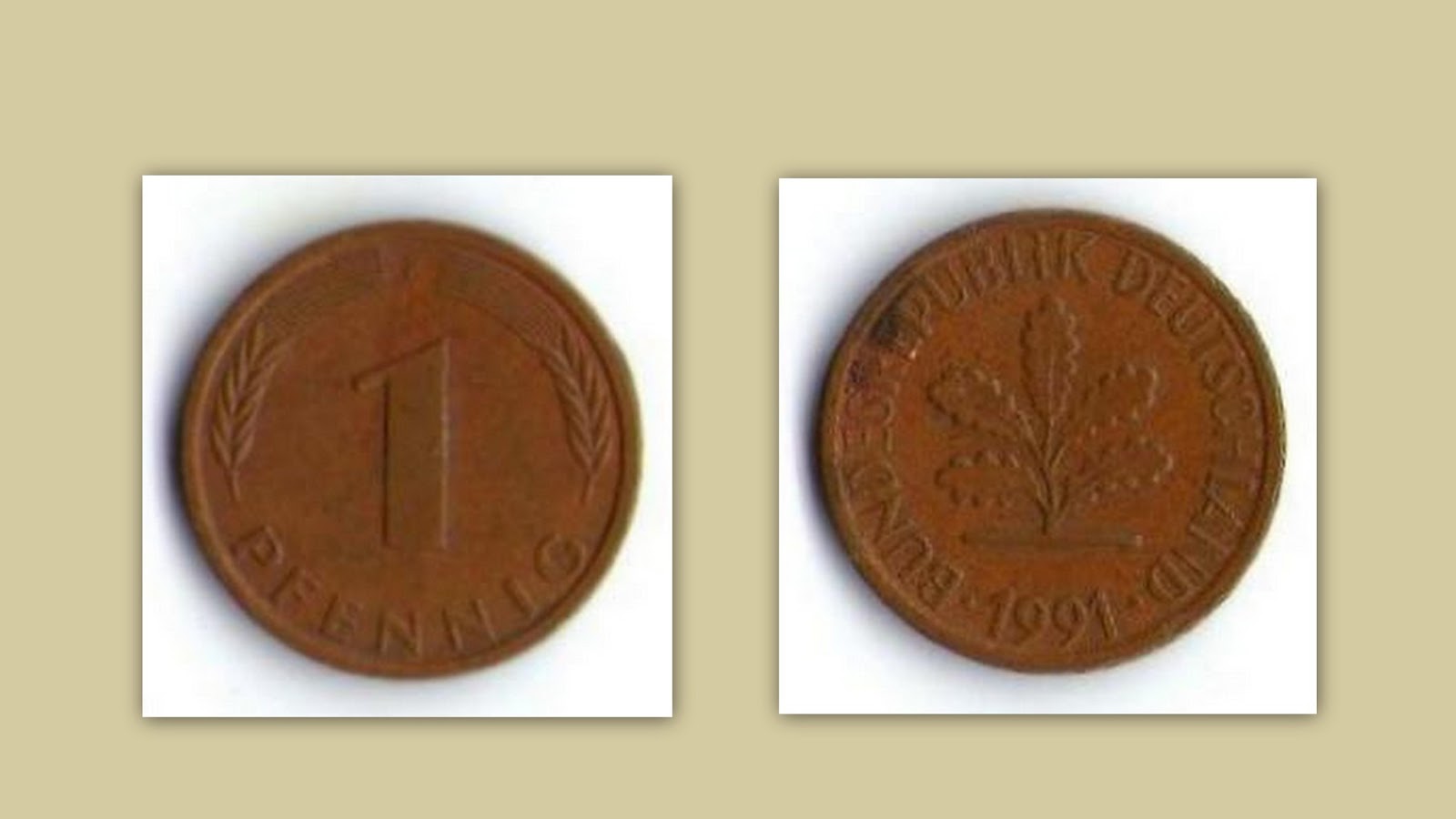Philaton Bundesrepublik Deutschland 1991 1 Pfenning Philaton