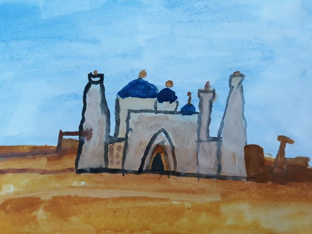 Город в пустыне 4 класс изо рисунок. Города в пустыне изо. Рисунок на тему города пустыни. Города в пустыне детские рисунки. Изобразительное искусство 4 класс города в пустыне.
