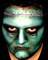 frankenstein face painting