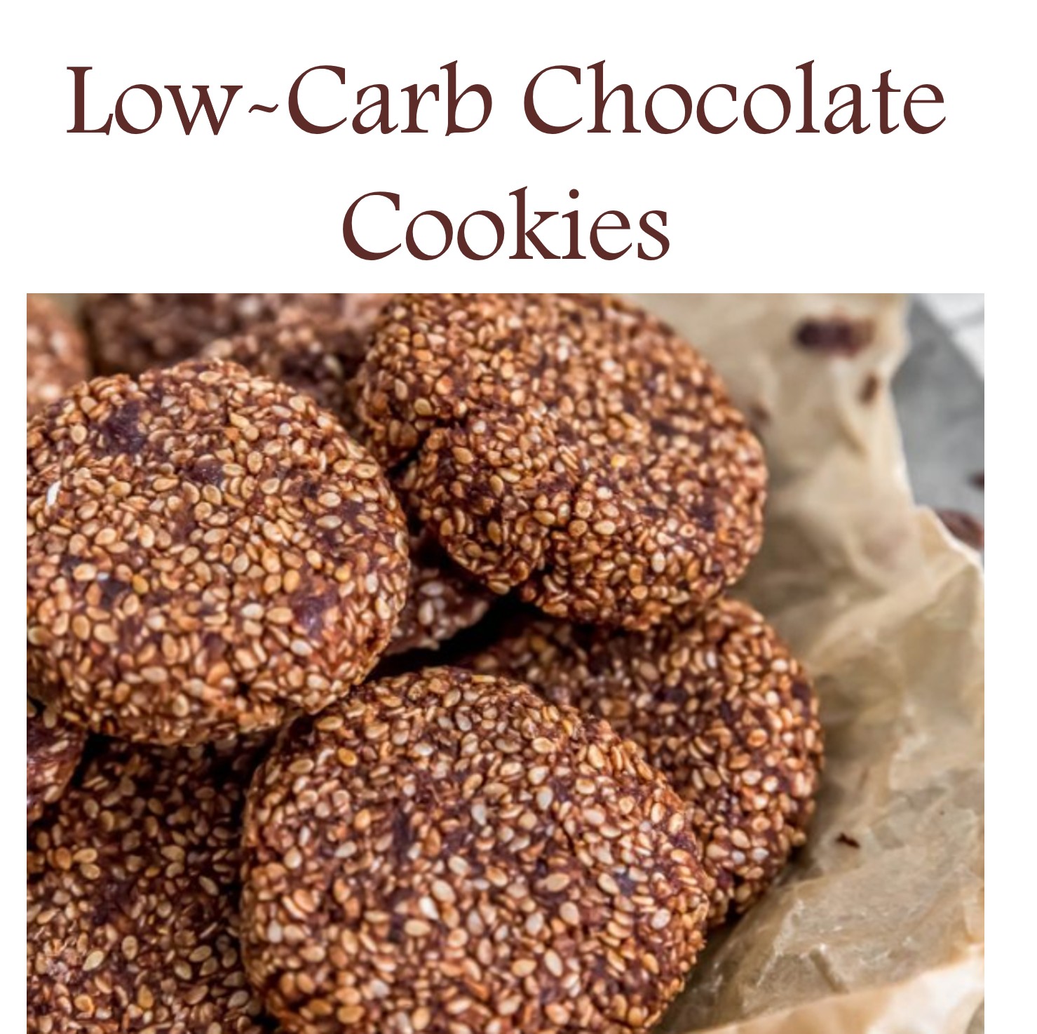 1705 Reviews: My BEST #Recipes >> Low-Carb #Chocolate Cookies - xX16