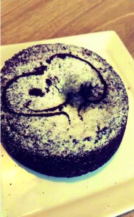 Snoopy's Lava Cake