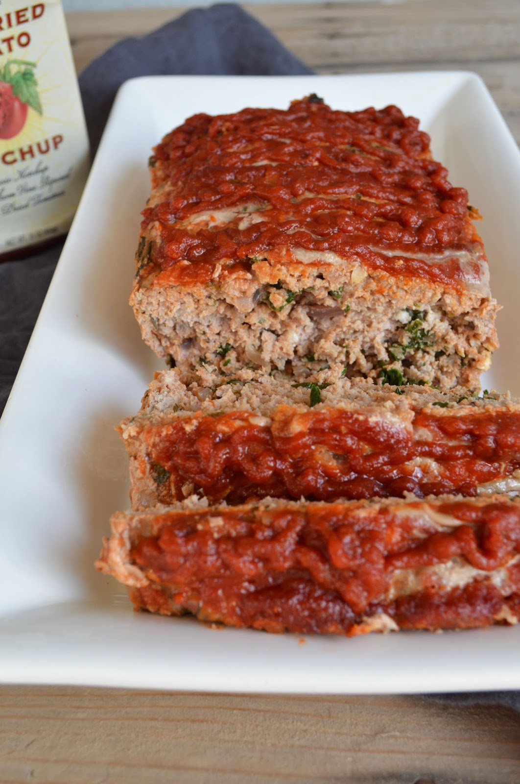 Hot Dog It's a Food Blog Greek Spinach and Feta Turkey Meatloaf