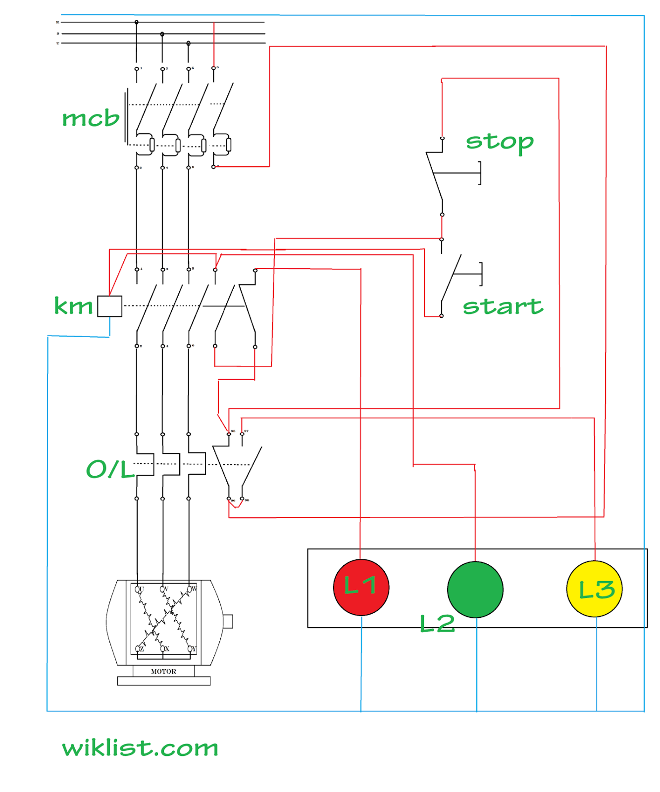 Lampu Indikator Motor
