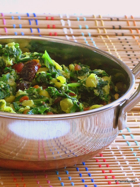 Spinach-Toor Dal Saute