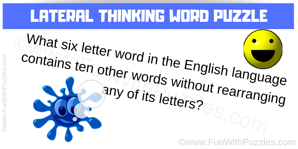 Lateral Thinking Word Puzzle with Answer