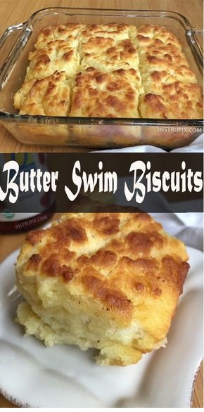 Butter Swim Biscuits (quick and easy!)