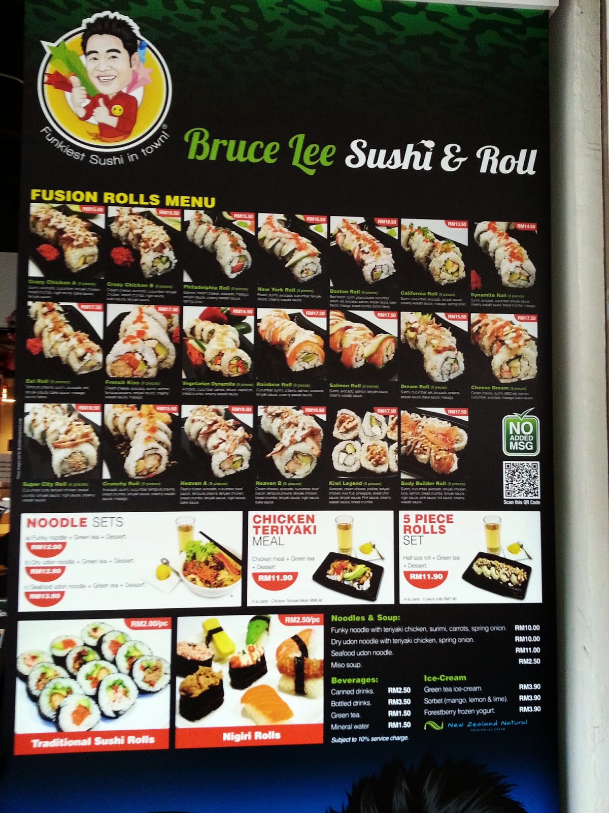 Venoth's Culinary Adventures: Bruce Lee Sushi & Roll @ SS15, Subang Jaya