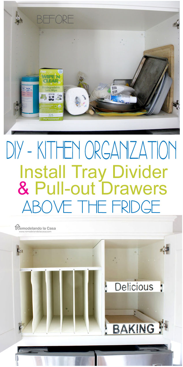 Kitchen Organization How To Install Pull Out Drawers In Cabinet