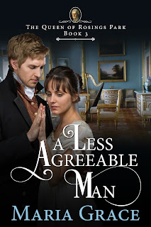 Book cover: A Less Agreeable Man by Maria Grace