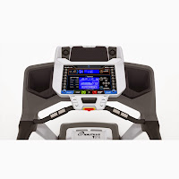 Nautilus T616's console with DualTrack blue backlit 2 LCD display Nautilus T616's console with DualTrack blue backlit 2 LCD display