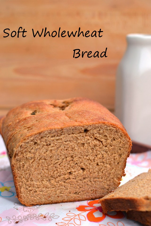 Soft Wholewheat Bread