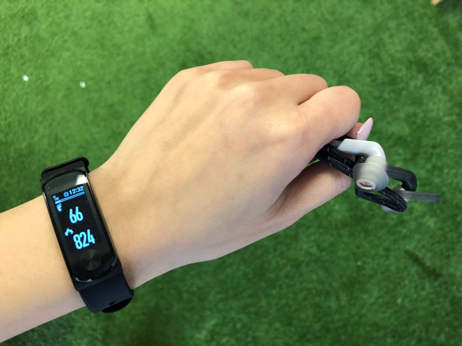Using the V fitness activity Monitor for our exercise routine Made